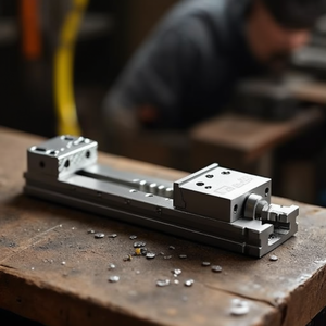 Tornillo de Banco Modular TTAKE con Mordaza Fija y Deslizante para Mecanizado de Precisión - Product Image 3