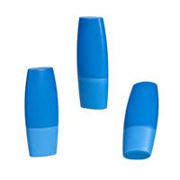 Bouteille plate en PEHD en gros, tube cosmétique givré rechargeable, pour crème solaire, crème pour les mains, crème BB, fond de teint, lotion, parfum