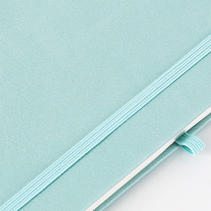 Carnet ligné <span class=keywords><strong>A5</strong></span>, journal professionnel, couleur unie, vert, <span class=keywords><strong>bloc</strong></span>-notes avec marque-page, bande élastique, papeterie de bureau - Product Image 2