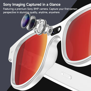 Lunettes de soleil de traduction IA 2026, anti-lumière bleue, verres photochromiques, caméra intelligente WiFi <span class=keywords><strong>Chat</strong></span> GPT 800W - Product Image 2