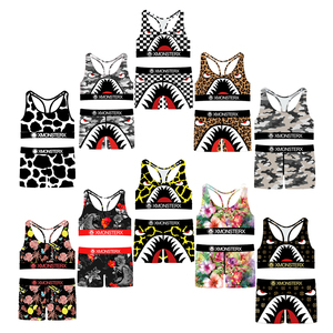 Ensemble de sous-vêtements 2 pièces pour femme, sans armatures, imprimé, grande taille, sportif, avec logo personnalisé OEM, pour l'été - Product Image 2