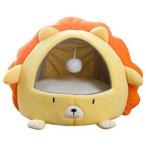 Cat House Round Enclosed Warmth Pet <b>Bed</b> For Cat Soft PP Cotton Winter Sleeping <b>Nest</b> - Product Image 5
