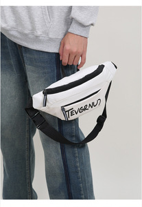 Unisex Custom Logo Fashion Oxford <b>Waterproof</b> Belt Mobile <b>Phone</b> Pocket Fanny Multifunction Pack Pouch Waist <b>Bag</b> - Product Image 5