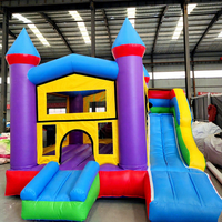 Château gonflable pour enfants, petit trampoline pour animaux, en PVC, protection UV, ignifuge, imperméable, facile à installer