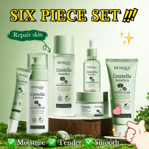 Ensemble de soins de la peau du <span class=keywords><strong>visage</strong></span> anti-âge réparateur nourrissant au collagène de Centella Asiatica naturel en gros, hydratant, cadeau - Product Image 2