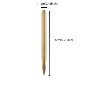 Penne in Metallo Pesante di Marca |   Articolo di Cancelleria di Lusso in Ottone con Meccanismo a Torsione, Idea Regalo per Affari, Articolo di Cancelleria Premium per Firme - Product Image 2