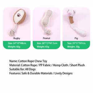 Juguetes Interactivos para Perros, Cuerda con Nudos, Resistentes, para Masticar, Alivian el Aburrimiento, para Perros Medianos y Grandes - Product Image 6