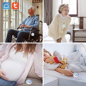 Hot bán tuya nút hoảng loạn caregiver Máy nhắn tin báo động không dây Wifi SOS nút - Product Image 4