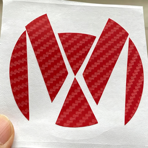 Autocollant de <span class=keywords><strong>logo</strong></span> de voiture en fibre de carbone, emblème, décalcomanie, autocollant en vinyle pour VW GLOF <span class=keywords><strong>6</strong></span> <span class=keywords><strong>GOLF</strong></span> 7 Beetle Magotan MK6 MK7 - Product Image 2