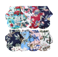 Vêtements pour chiens personnalisés en gros, vêtements de loisirs de luxe pour chiens de petite taille, vêtements d'été pour chiens, t-shirts pour chiens, vêtements de plage tropicaux hawaïens pour chiens