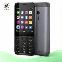 Téléphone portable GSM double SIM 2G 230 avec écran de 2,8 pouces, appareil photo 2MP avec flash LED, batterie grande capacité, débloqué