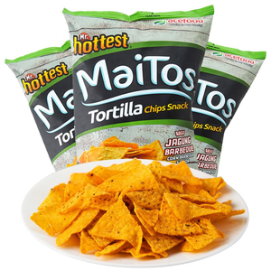 140g Snacks Indonesios Maitos, Chips de Tortilla Crujientes con Sabor a Barbacoa - Product Image 2