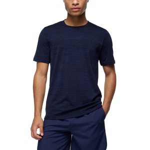 Camiseta Deportiva Ajustada Personalizada para Hombre, de Alta Elasticidad, Tejido Sin Costuras, Secado Rápido, para Fitness, Running, con Estampado Cómodo - Product Image 2