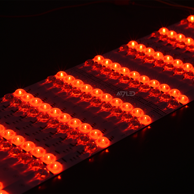 High Power 24W 3030 Lens Led Strip RGB CCT SMD Pixel Rigid Backlight Led Bar 24V For Business Advertising Light Box Sign