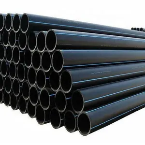 Factory export HDPE Pipe 1 inch Black Plastic Water Pipe Roll for Water Supply