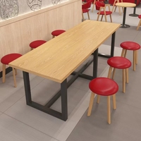 2025 Offre Spéciale Rouge Festive Restaurant Hôtel Commercial Café Table et chaises en bois