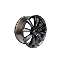 Jante de roue avant de 22 pouces, 1065203-00-D Argent / 1089363-00-C Noir / 1027246-00-F, Jante en alliage d'aluminium pour Tesla Model X 2017-2021