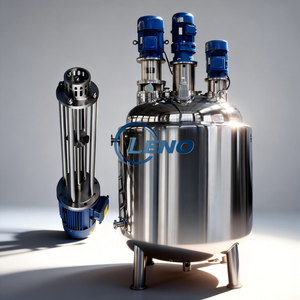Mezclador Emulsionador de Acero Inoxidable con Camisa de Calentamiento y Enfriamiento para Tanque de Mezcla y Procesamiento de Salsas Alimentarias - Product Image 4