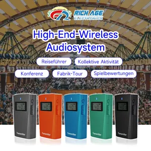 Rich Age RC9150 digital wireless tour guide system real digital signal transmission with very stable and clear audio quality