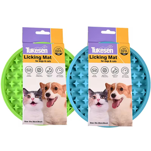 Tappetino Leccabile per Cani in Silicone Ecologico Resistente all'Acqua per Interni ed Esterni Stile Moderno - Product Image 1
