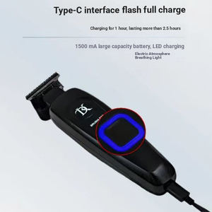 Cortadora de <span class=keywords><strong>Pelo</strong></span> Profesional para Barberos, Cortadora de <span class=keywords><strong>Pelo</strong></span> Inalámbrica Recargable, Recortadora de Precisión, Máquina Cortadora de <span class=keywords><strong>Pelo</strong></span> - Product Image 3