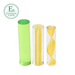 中国メーカーによる様々な形状の透明プラスチックアクリル棒、カラーPMMAプラスチックバー - Product Image 5