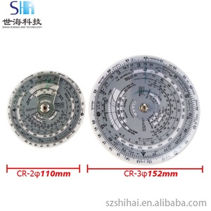 Cổ điển hàng không chuyến bay máy tính da vỏ bọc CR-3 bay Máy vẽ đường kính sinh viên máy tính điều Hướng không khí - Product Image 2