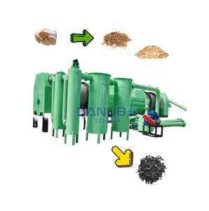 Planta de Carbonización de Flujo Continuo con Control Inteligente de Temperatura para Convertir Residuos de Biomasa en Carbón Vegetal de Grado Comercial - Product Image 1