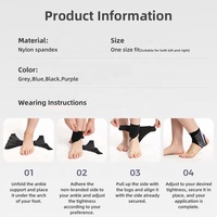 Attelle de soutien de la cheville Soft Armor avec compression réglable et design ultra-fin pour une stabilité accrue et la prévention des blessures