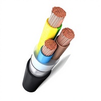 Cable de Cobre Multifilar NHYJV22 Resistente al Fuego, Cable de Alimentación Eléctrica de Bajo Voltaje y Alta Seguridad