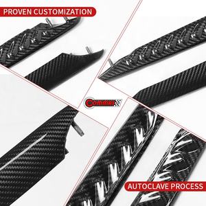 Precio de Fábrica, Estilo OEM, Piezas de Auto de Fibra de Carbono Seca, Rejilla de Ventilación para Guardabarros para Aston Martin DB11 - Product Image 6