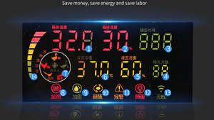 Incubateur d'œufs automatique à alimentation unique 12V 220V pour œufs de dinde, d'émeu, d'oie et d'oiseaux, avec un taux d'éclosion élevé - Product Image 3