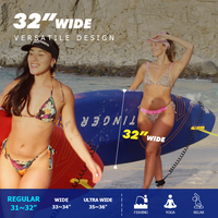 Planche de SUP Skatinger Direct 32 pouces bleu interstellaire avec sac étanche pour le paddleboard de tourisme