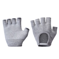 Nouveaux gants ouverts à cinq doigts pour femmes gants antidérapants de sport professionnel fournitures de Fitness Yoga gant tricoté sans doigts