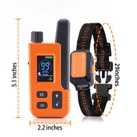 Collier de dressage pour chien électrique rechargeable, télécommande, étanche, pour l'entraînement à l'obéissance des chiens