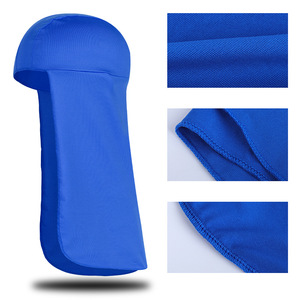 Long Tail Hat Breathable Headband For Cycling Running Sports Outdoor Use Solid Color Adult Size - Product Image 3