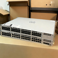 Switch Cisco Catalyst PoE+ Original C9200-48P-E de 48 Puertos, Capa 3, para Red LAN de Campus, Apilable