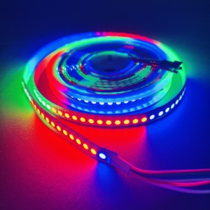 Tira de <span class=keywords><strong>LED</strong></span> <span class=keywords><strong>RGB</strong></span> Direccionable WS2815, DC12V <span class=keywords><strong>SMD5050</strong></span>, 30LED 60LED 144LED/m, 5m, <span class=keywords><strong>IP20</strong></span> IP65 IP68, Impermeable, para Proyectos de Iluminación de Bares y Hoteles - Product Image 3