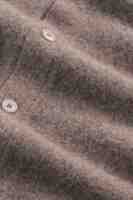 Cardigan gris à col rond pour homme, boutonné, tricot minimaliste