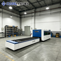 Machine de découpe laser numérique à fibre CORAL CRL-3015BW-6000W CNC avec prise en charge AI/PLT, facile à utiliser pour la découpe de plaques métalliques