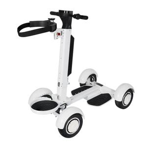 Nouveauté Chariot de golf pliable à <span class=keywords><strong>4</strong></span> <span class=keywords><strong>roues</strong></span> en aluminium Scooter électrique 2000W Chariot électrique Batterie au lithium Fonction de poussée 150 kg - Product Image 1