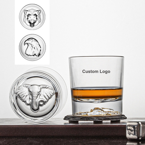 Großhandel bleifreie einzigartige Becher gläser Multiple Style Rocks Glas Kristall Whisky glas für den Hausgebrauch - Product Image 5