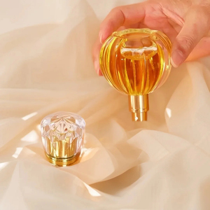 Cao Cấp Sang Trọng Bí Ngô Hình Dạng 50Ml Rõ Ràng Thanh Lịch Rỗng Pha Lê Nước Hoa Phun Chai Thủy Tinh Lưỡi Lê Với Nắp - Product Image 4