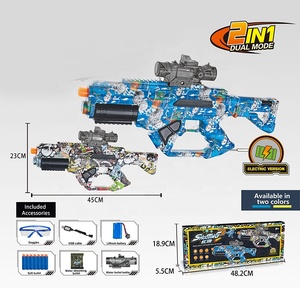 Pistolet à eau électrique M416 7MM, jouet sûr pour enfants, idéal pour les jeux de tir CS en extérieur, cadeau d'<span class=keywords><strong>anniversaire</strong></span> pour enfants - Product Image 2