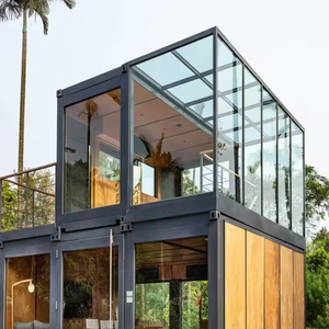 โรงเรือนคอนเทนเนอร์แบบประกอบสำเร็จรูป ดีไซน์แผงฉนวนกันความร้อน สำหรับสวน ฟาร์ม ปลูกพืช ควบคุมความชื้น ทนทาน - Product Image 6