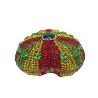 Sac à main de luxe en cristal scintillant en forme de cœur, sac de soirée formel pour femmes avec chaîne