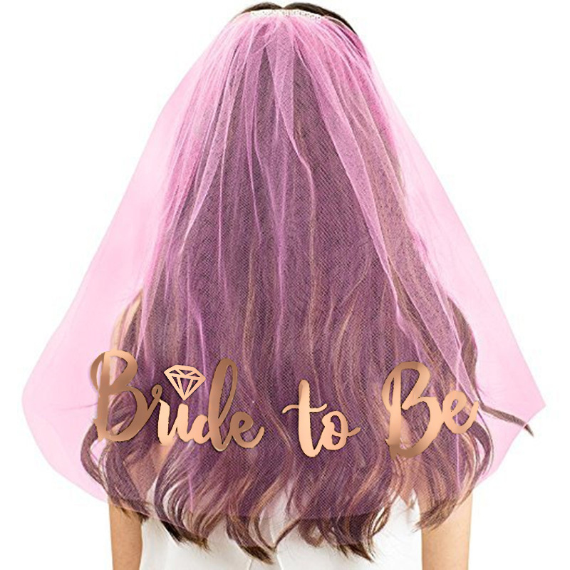 Фата свадебная короткая, тюль, двухслойная, жемчуг, для вечеринки