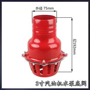 Bomba de agua autocebante de gasolina de 4 pulgadas con base de hierro, válvula de retención, filtro de agua limpia y cabezal de ducha tipo cesta de hierro - Product Image 4