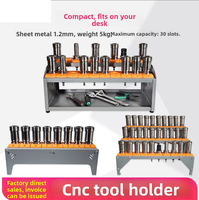 Chariot de gestion d'outils pour centre d'usinage industriel CNC BT304050, support de rangement pour pinces BT40/BT30/BT50, hauteur 35 cm, 585 mm