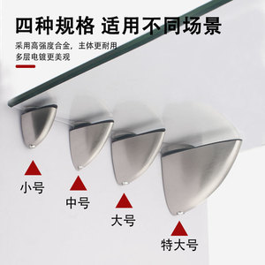 Clip de fixation réglable en alliage de zinc pour étagère de cave à vin, finition brossée brillante et durable - Product Image 3
